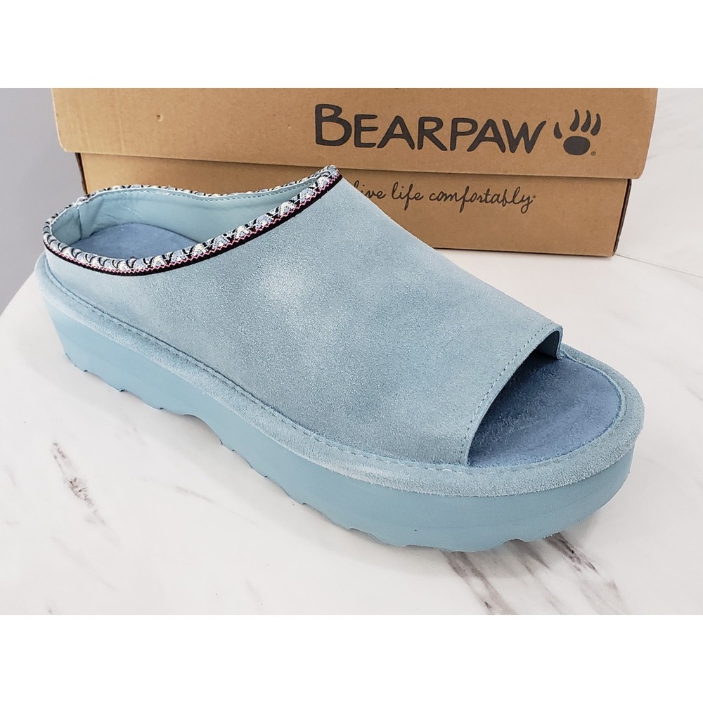 NEW DAMAGED BOX - Size 11 -Bearpaw Women's Navigate Platform Sandals - 3253W-447